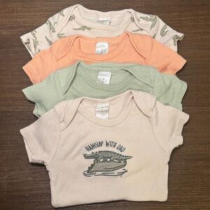 Neutrals Crocodile Onesie Set of 4